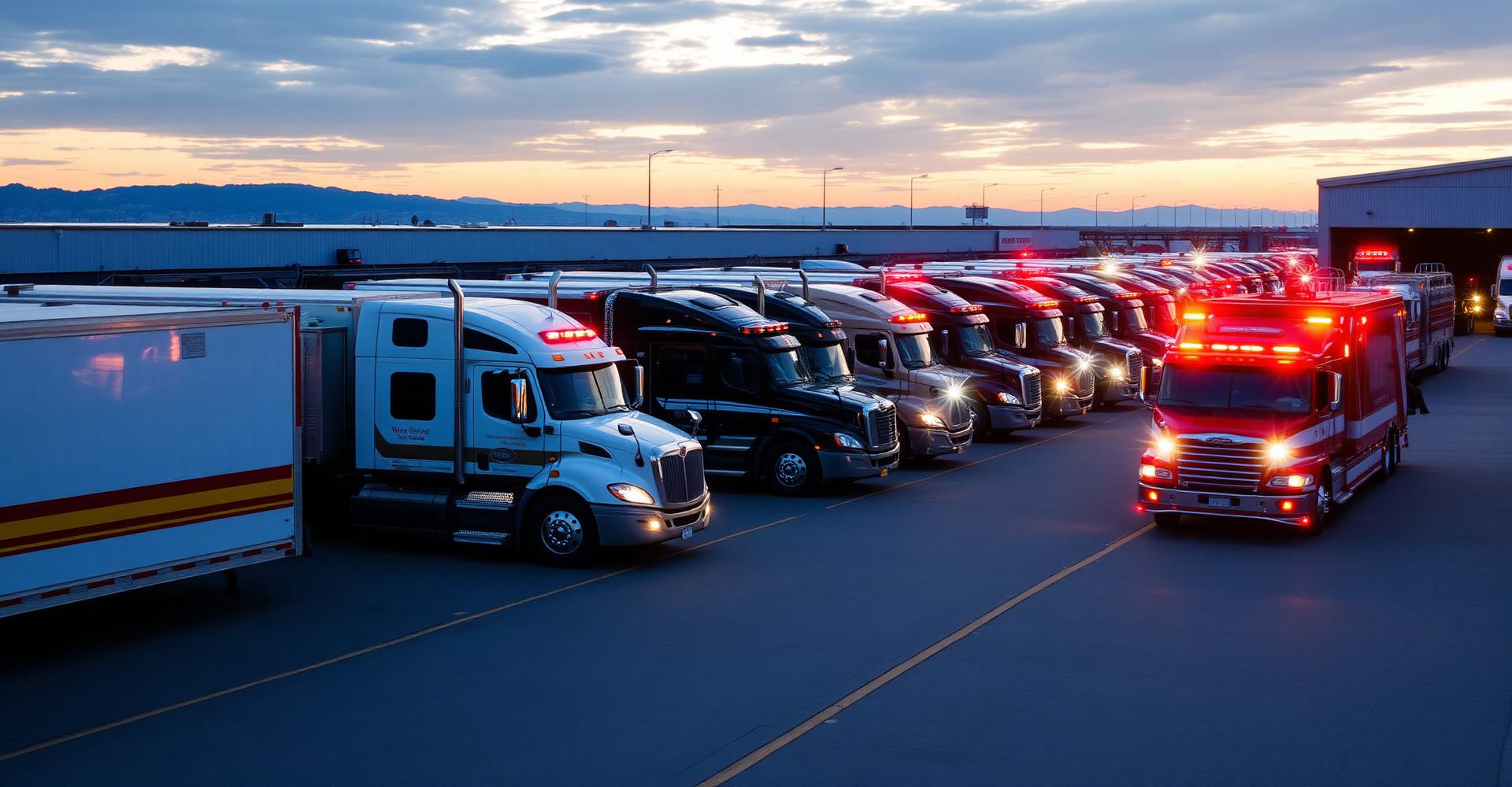 Regional response fleet at dawn